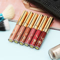 BEAUTY GLAZED 6pcs/Set Portable Professional Makeup 6 Colors Matte Liquid Lipstick Beauty Glazed Lip Gloss Kit HOT SELLING