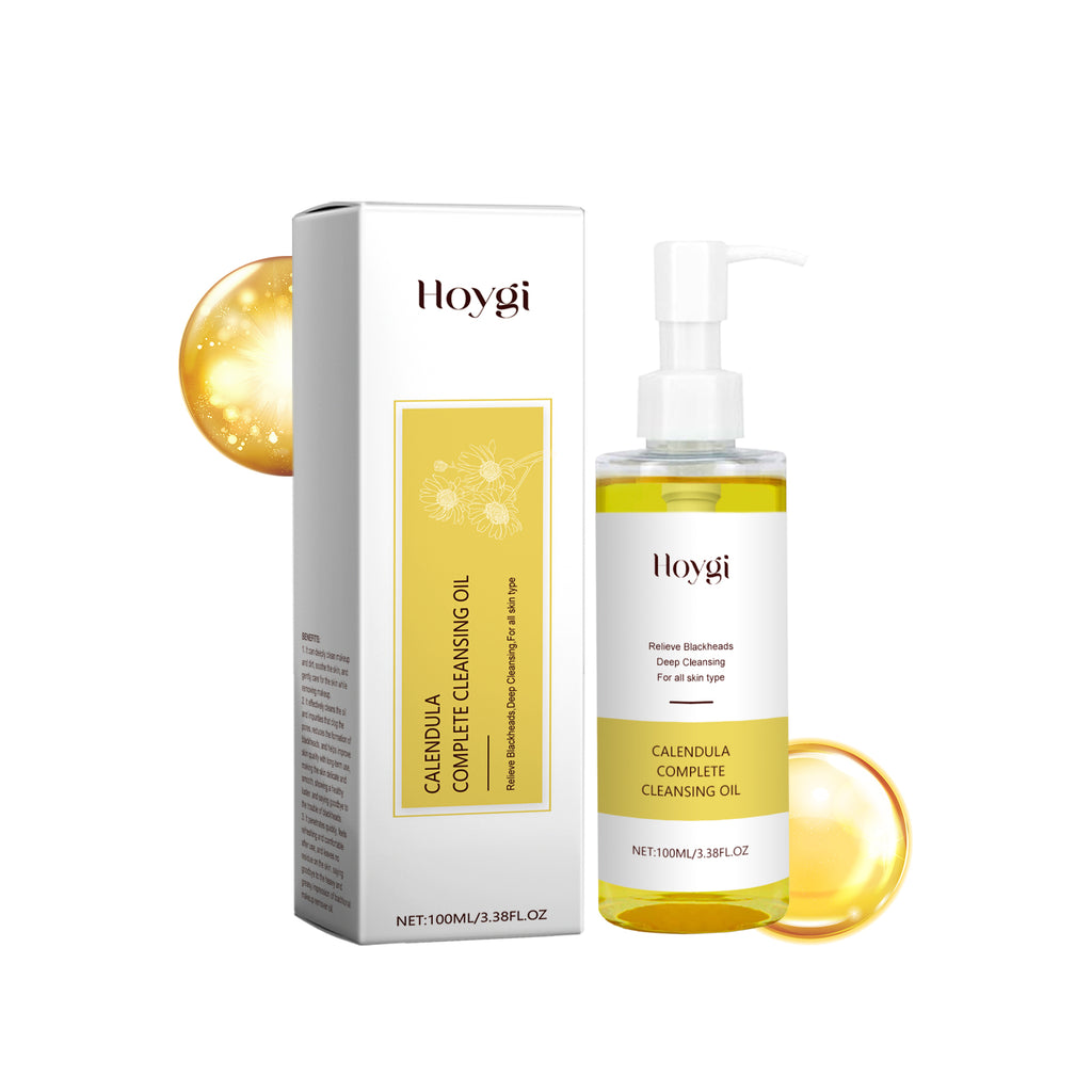 Calendula Cleansing Oil Refreshing And Gentle Cleansing Face Makeup Eye And Lip Makeup Remover Lotion