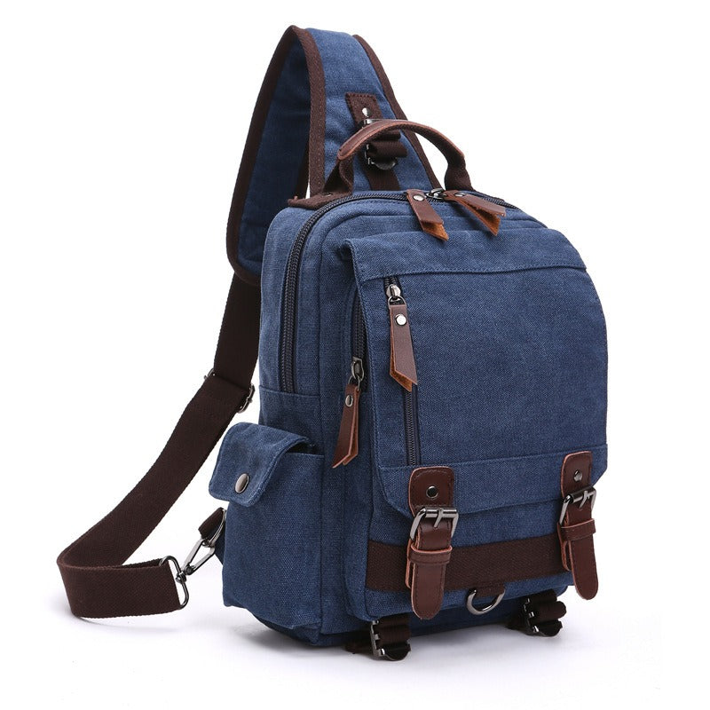 Canvas Travel Back Pack Multifunctional Sho Rucksack School Bags Daypack