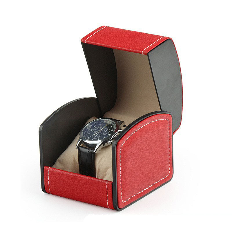 New European Men's PU Leather Watch Watch Box Mechanical Watch Storage Box Watch Gift Box