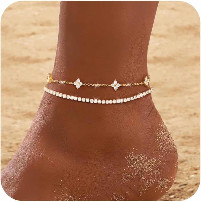 Brass ankle chain