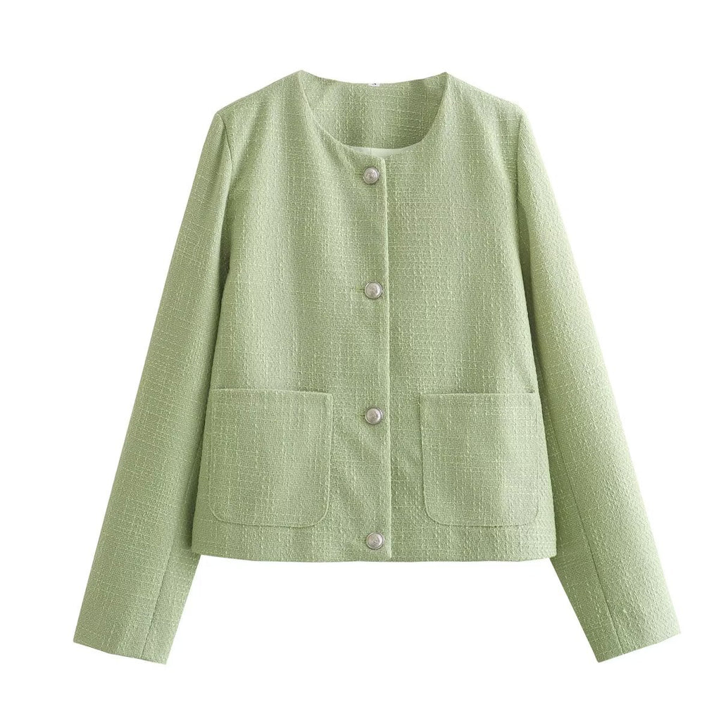 Women's Fashion Casual Textured Jacket