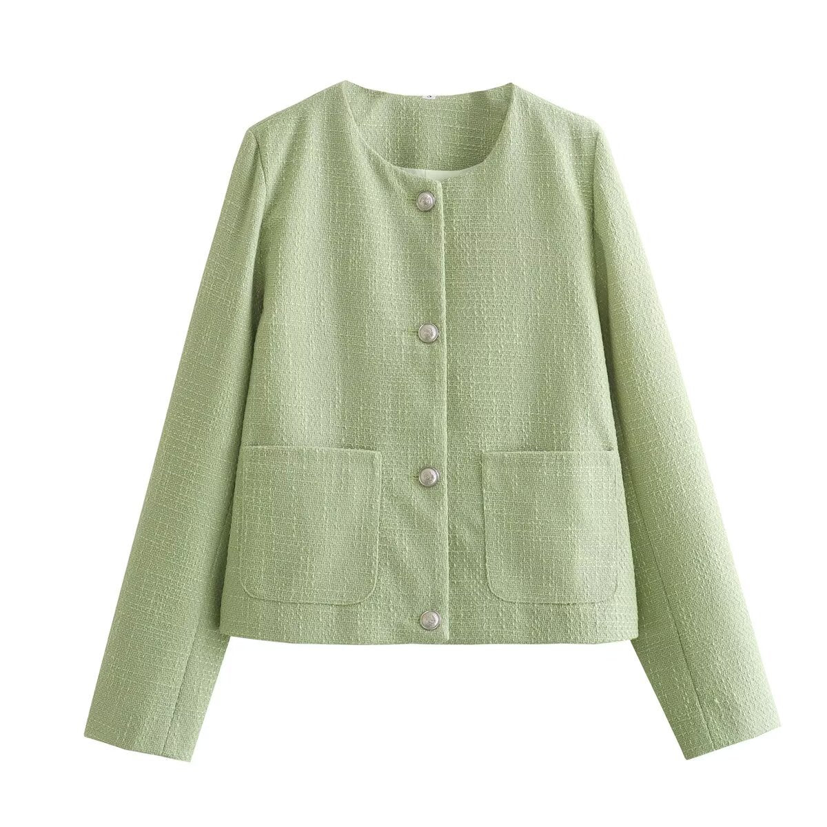 Women's Fashion Casual Textured Jacket