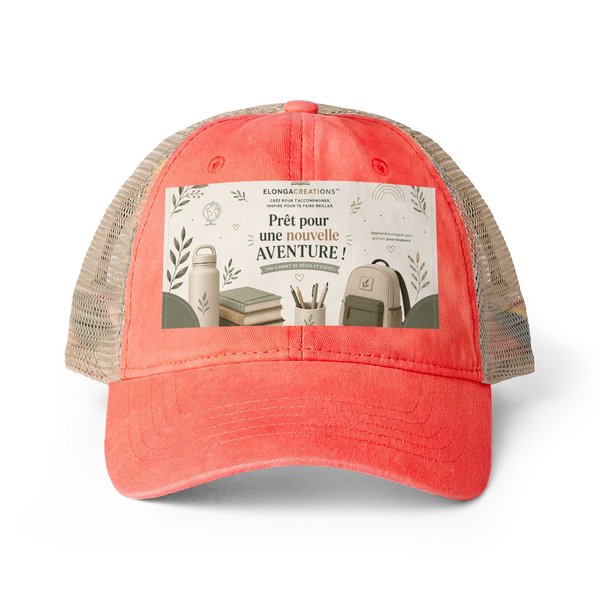 Women's Washed Mesh-Back Cap