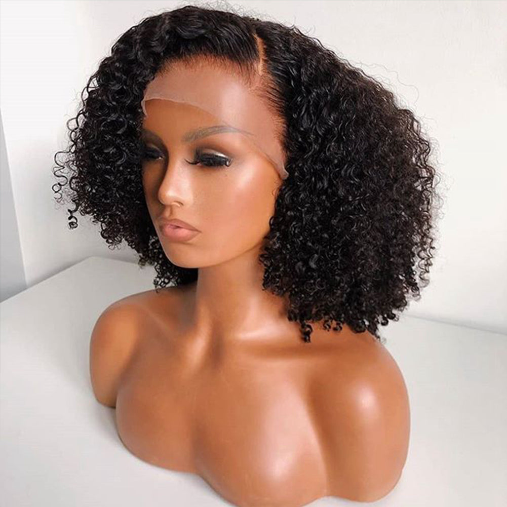 The Defined Curl Bob – Curly Lace Front Synthetic Wig r