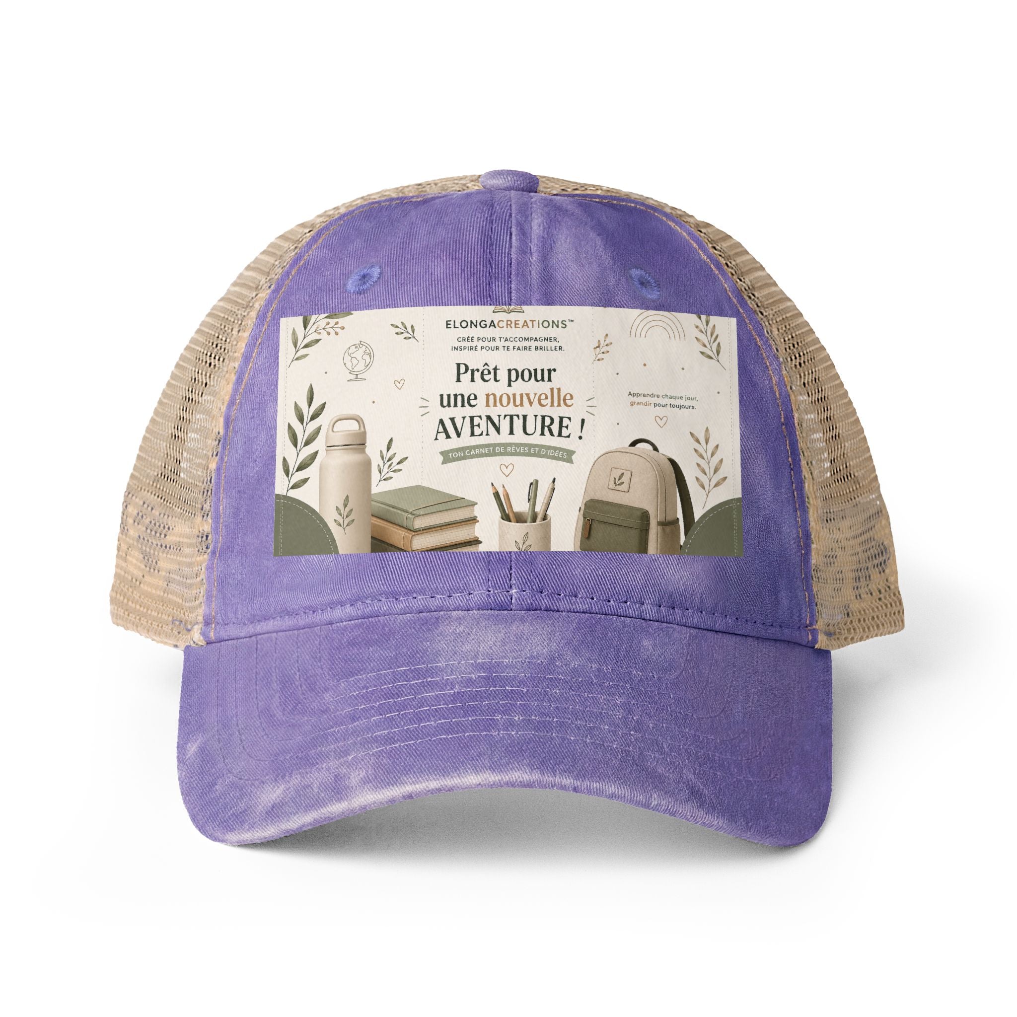 Women's Washed Mesh-Back Cap