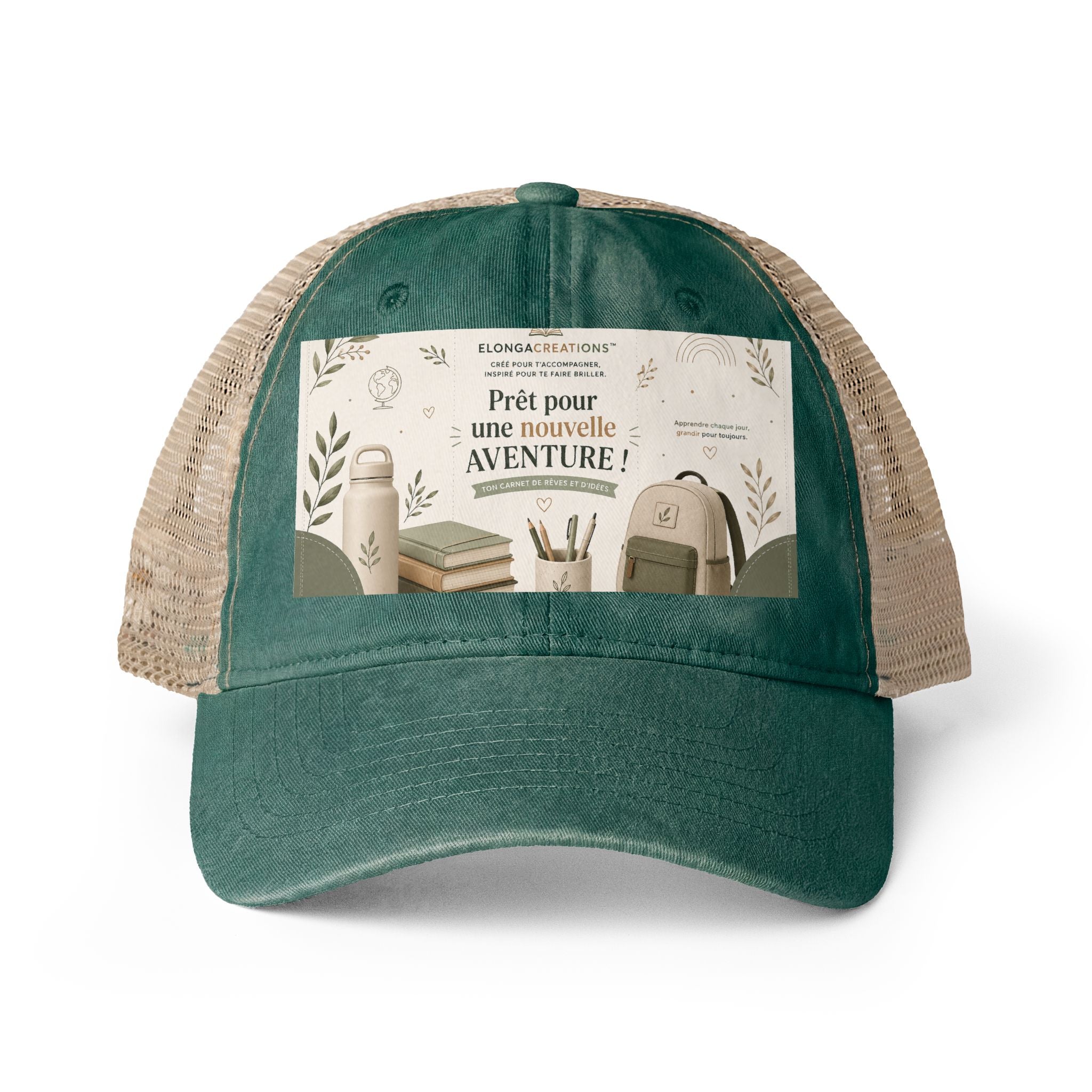 Women's Washed Mesh-Back Cap