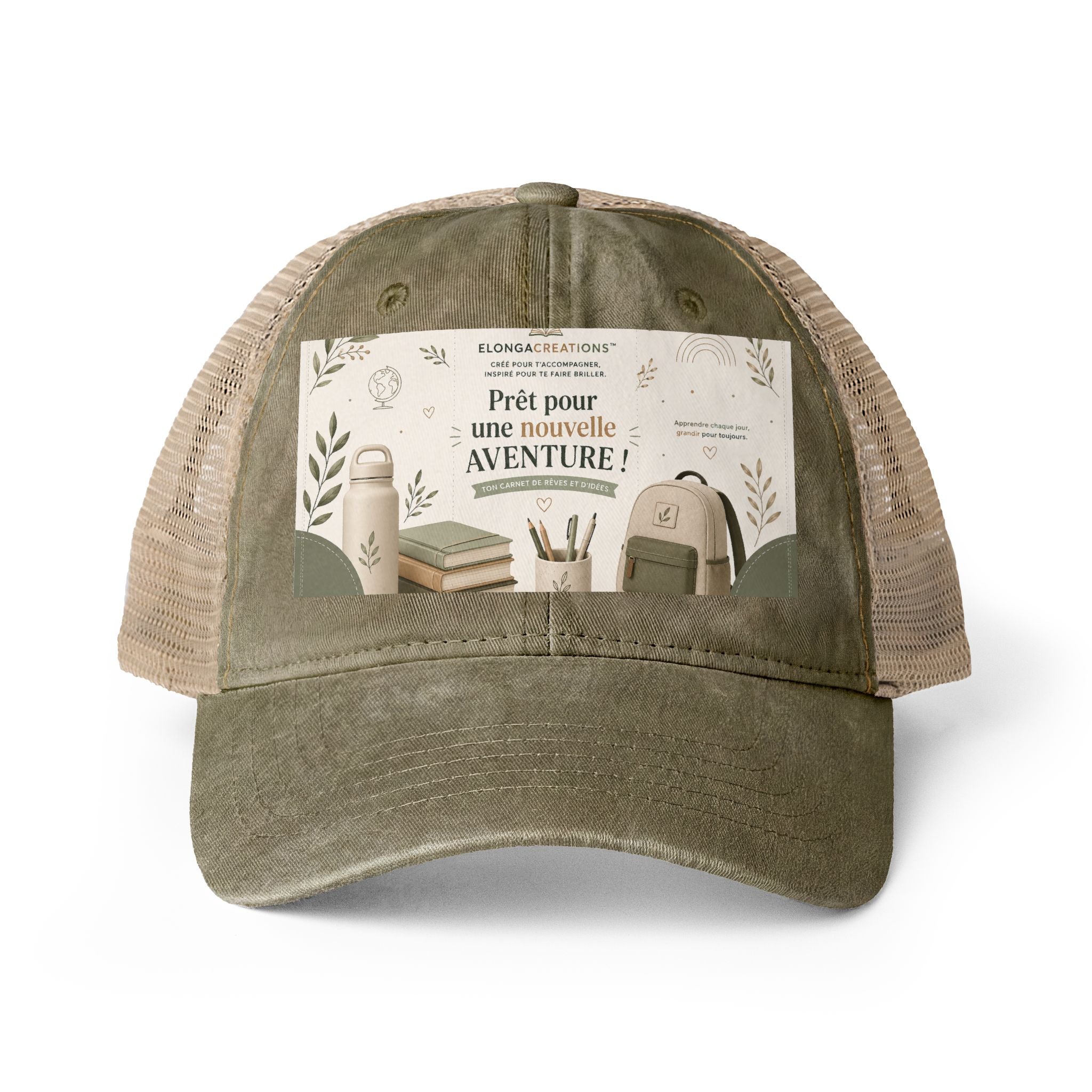 Women's Washed Mesh-Back Cap