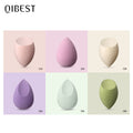QIBEST Beauty Egg Sponge Puff Wet and Dry Do Not Eat Powder Beauty Egg Foundation Liquid Makeup Egg