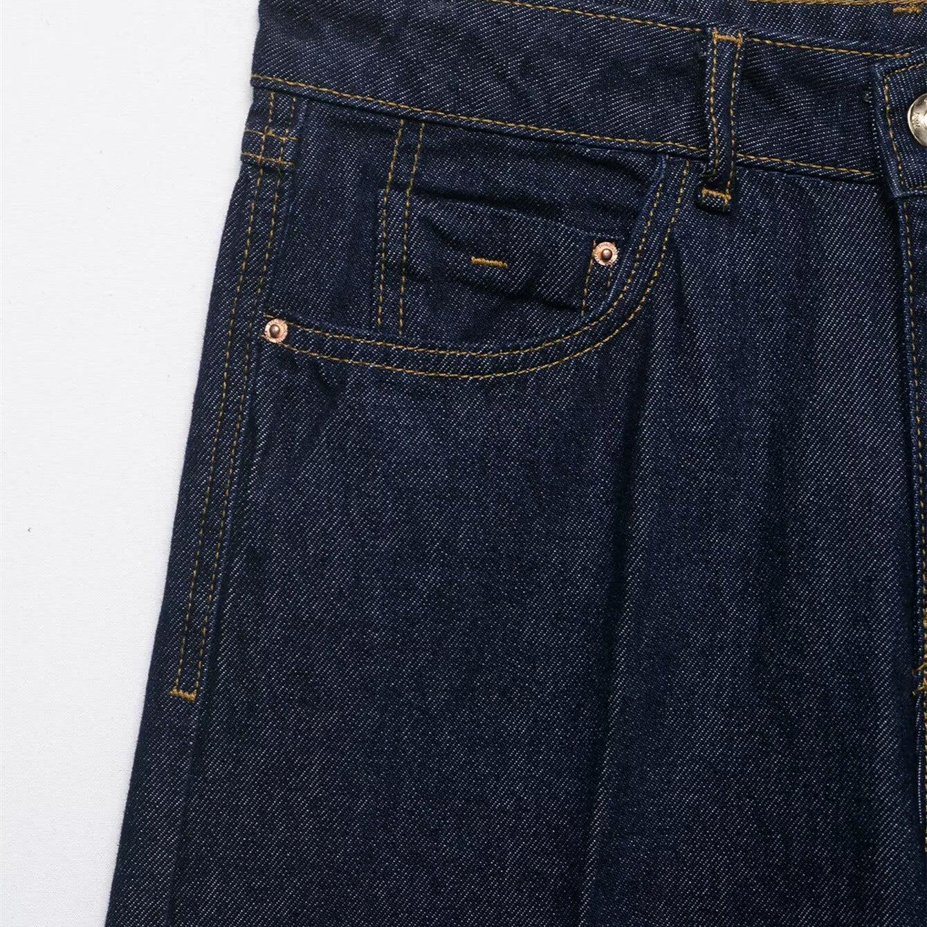 Street denim long casual shorts