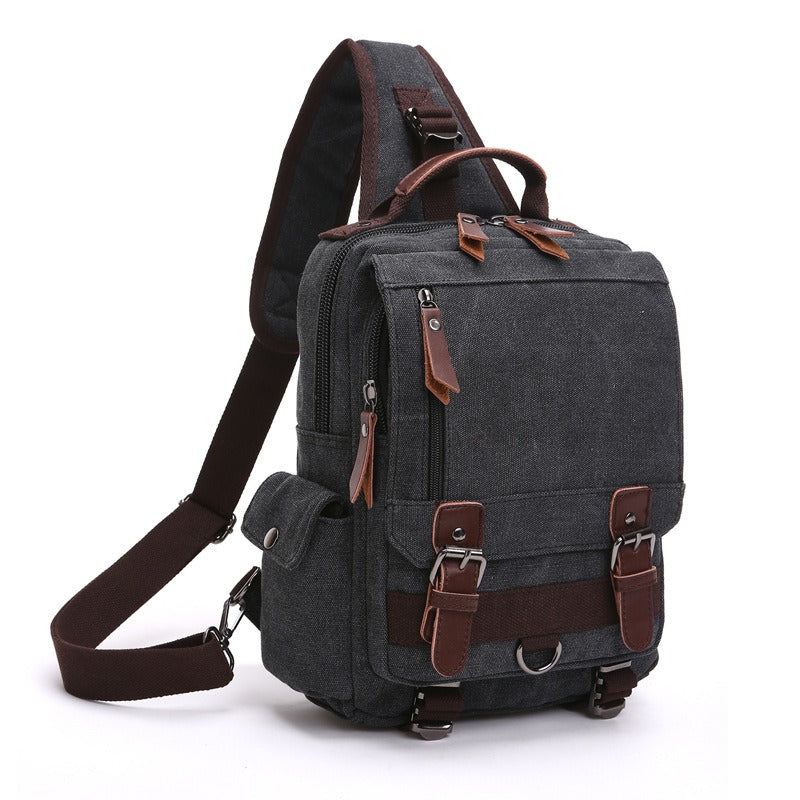 Canvas Travel Back Pack Multifunctional Sho Rucksack School Bags Daypack