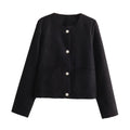 Women's Fashion Casual Textured Jacket
