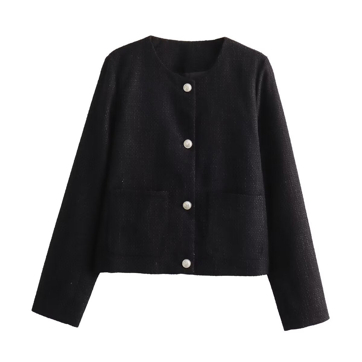 Women's Fashion Casual Textured Jacket