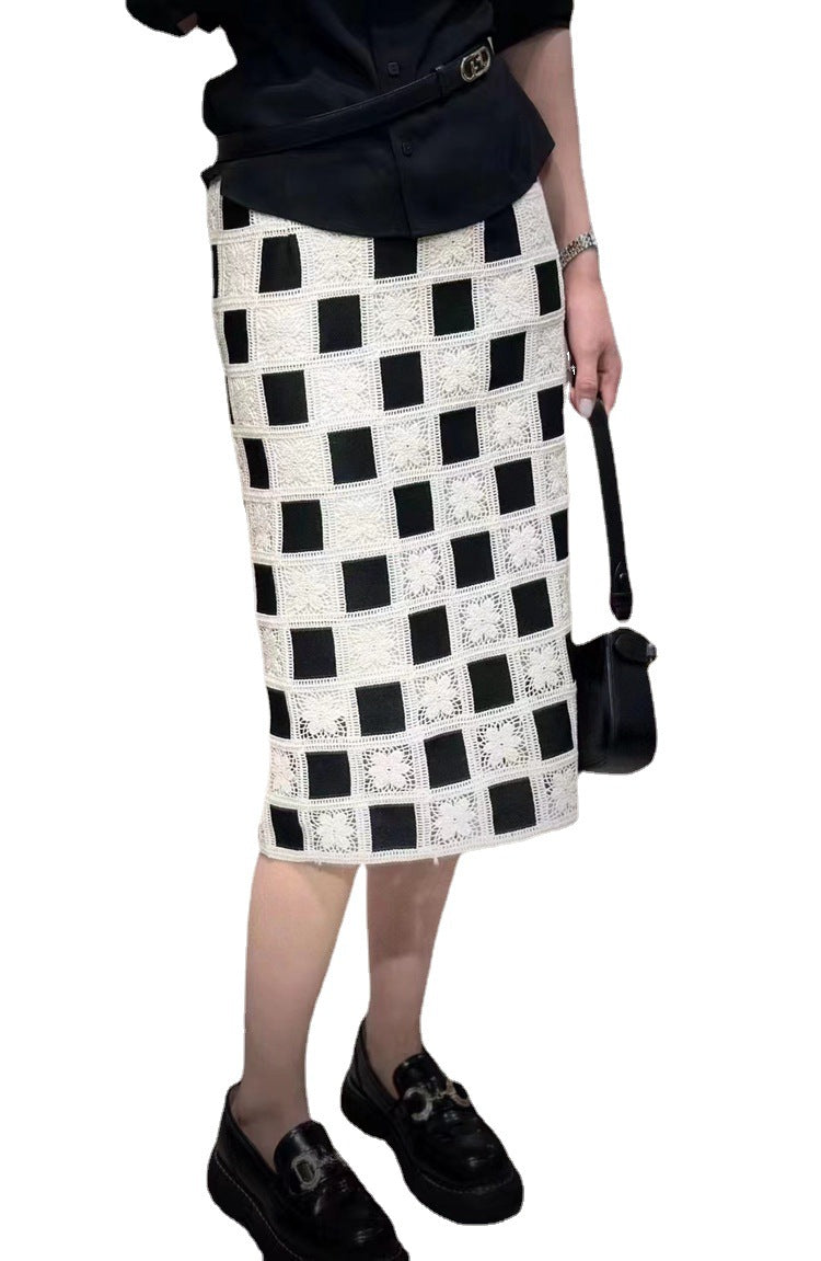 Jupe midi frangée femme - 3 couches, style dark & drapé
