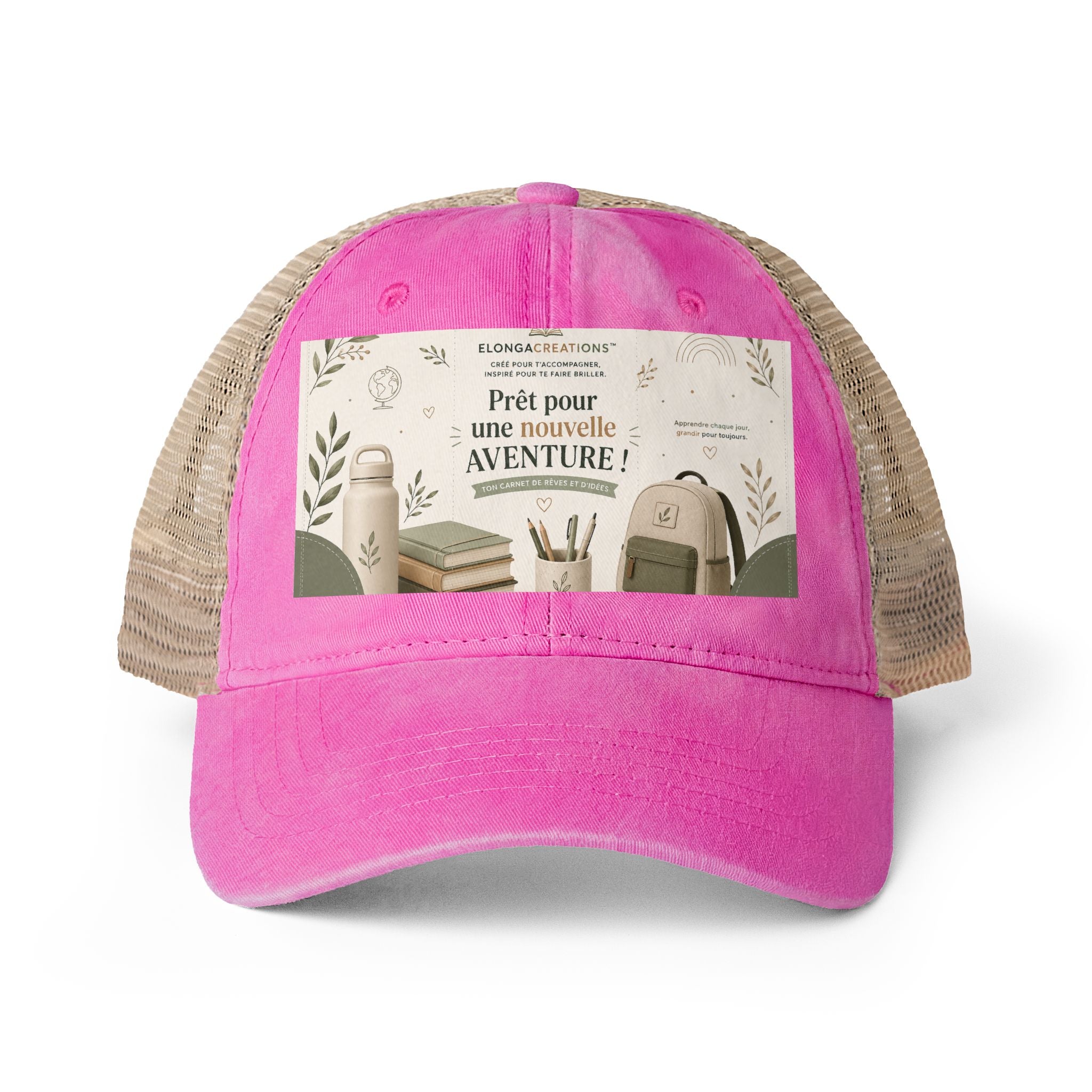 Women's Washed Mesh-Back Cap