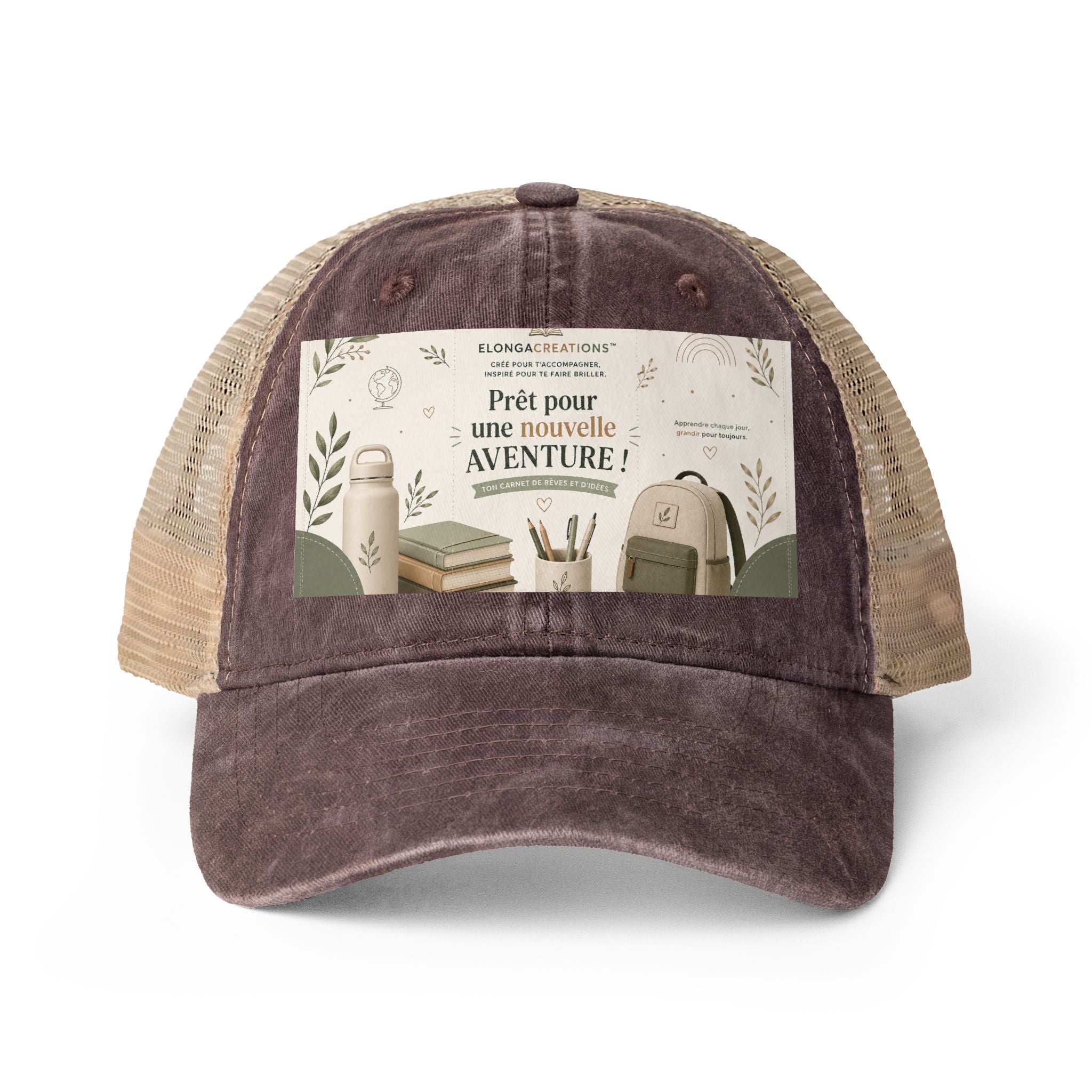 Women's Washed Mesh-Back Cap