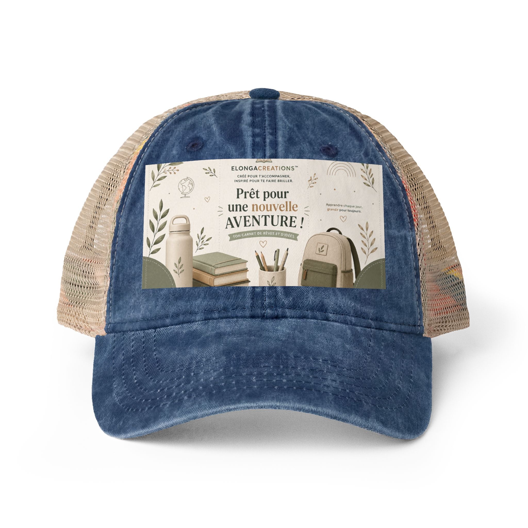 Women's Washed Mesh-Back Cap