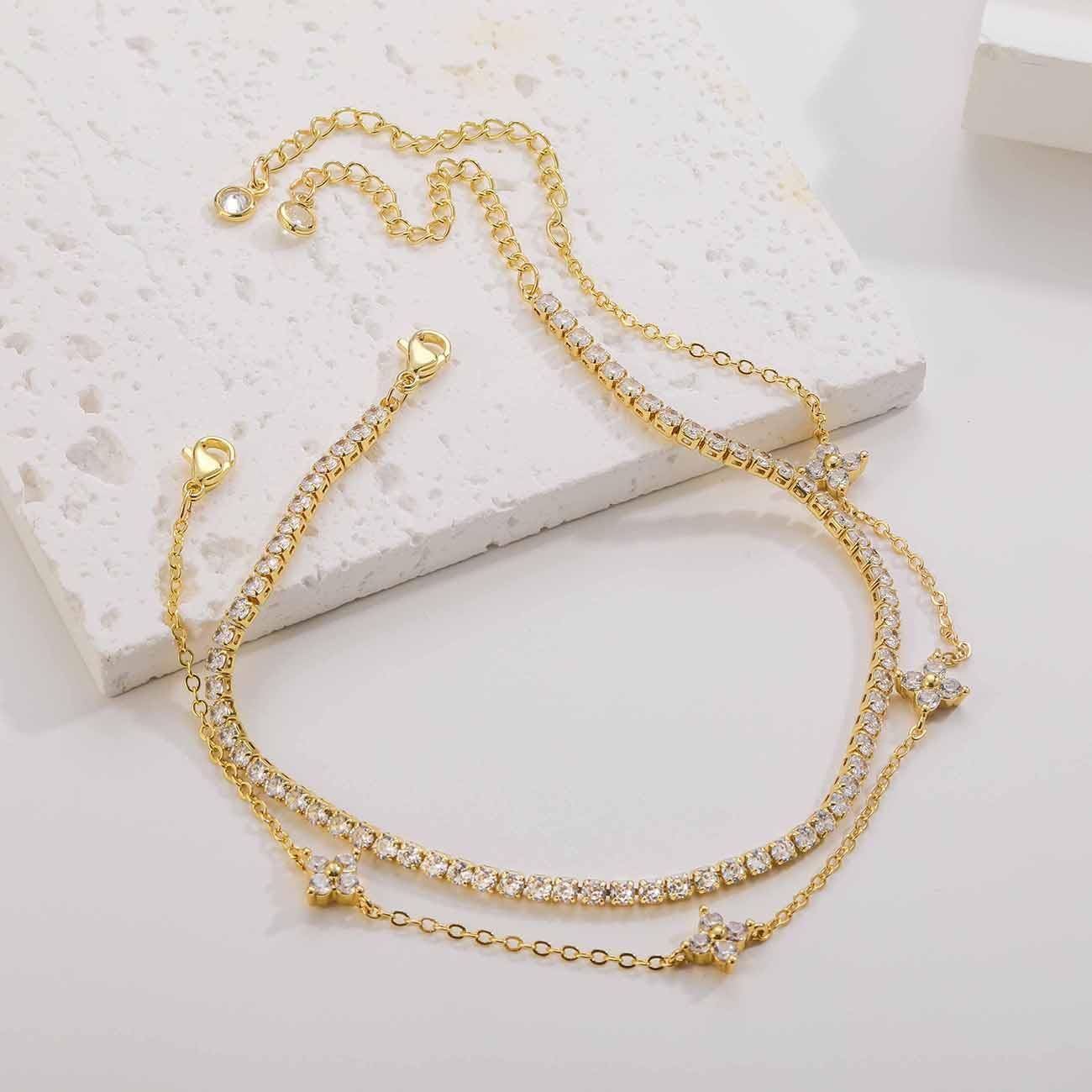 Brass ankle chain