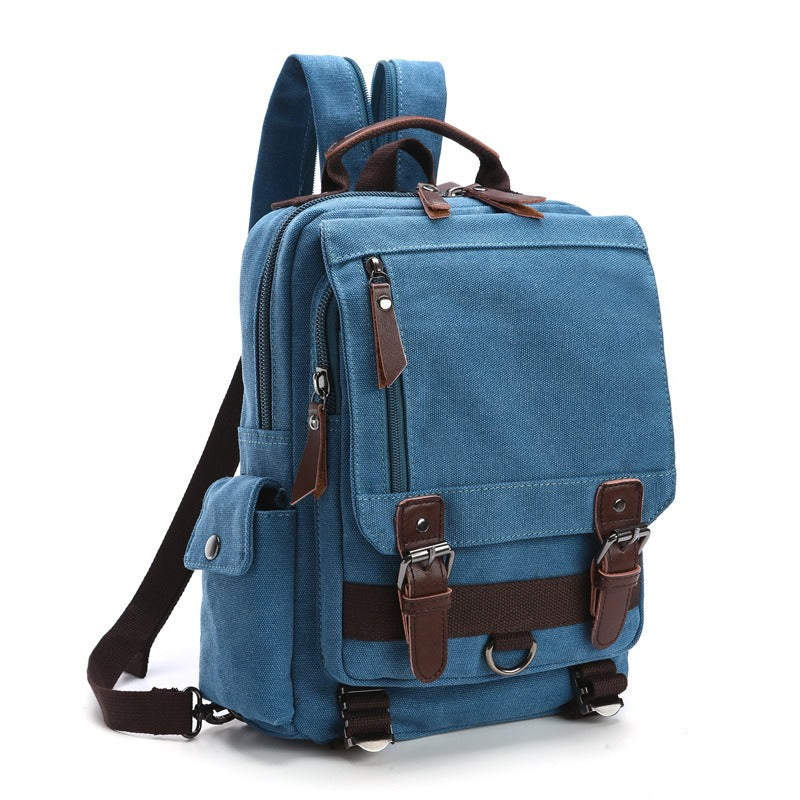 Canvas Travel Back Pack Multifunctional Sho Rucksack School Bags Daypack