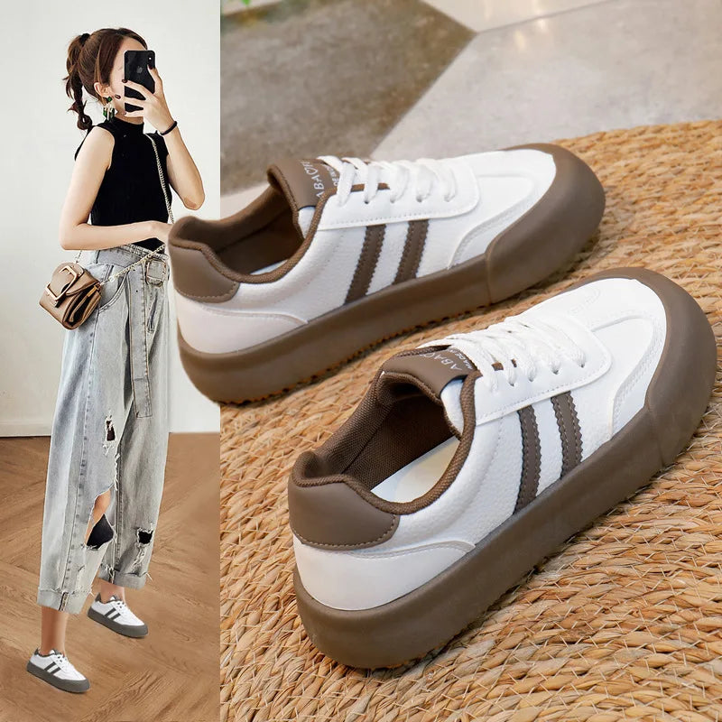 Spring Korean Thick soled Fashion Shoes