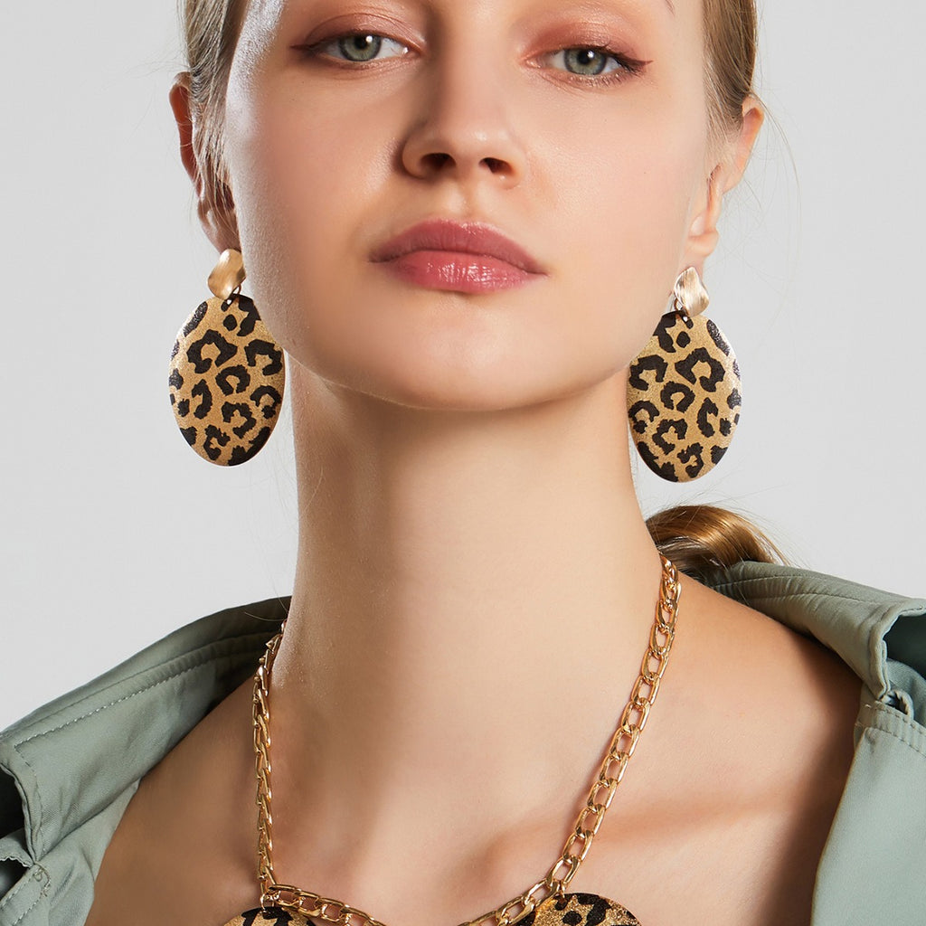 European and American fashion retro exaggerated women's earrings