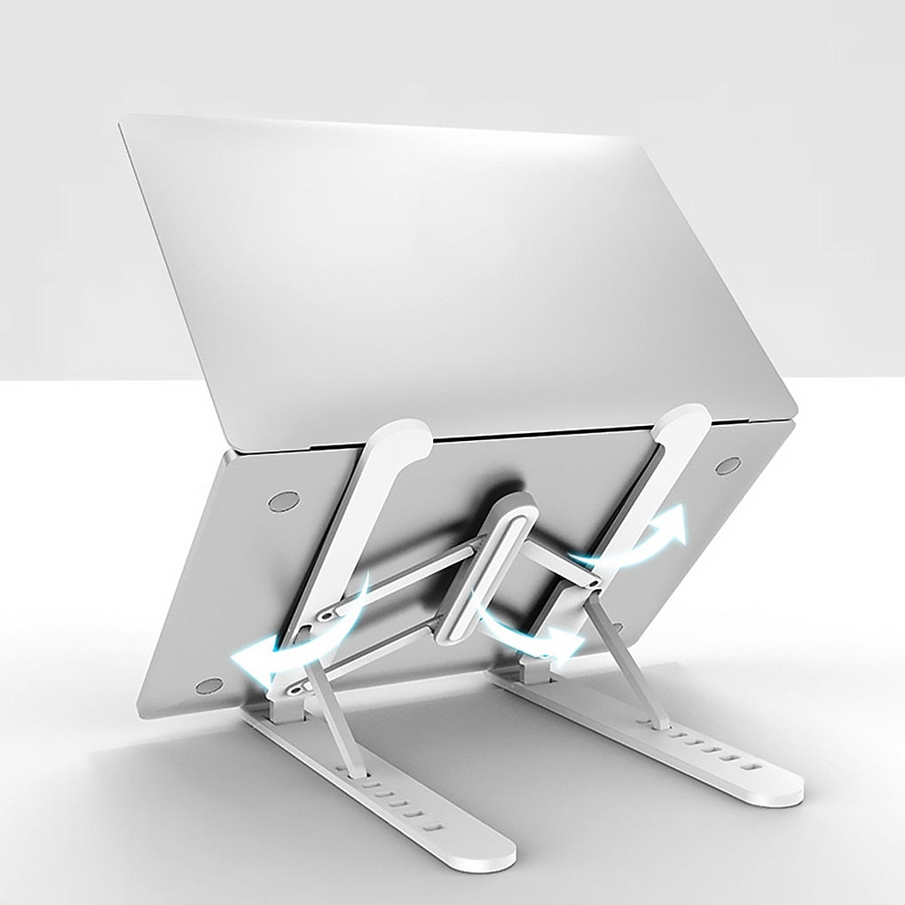 Stand Foldable Height Adjustable Support Base Computer Cooling Stand Hollow Design Holder