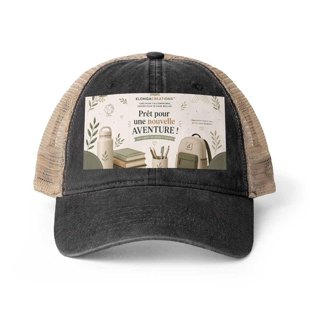Women's Washed Mesh-Back Cap