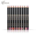 NICEFACE Nude Color Lip Pencil 12 Color Waterproof Lip Liner Nude Color Lip Pencil