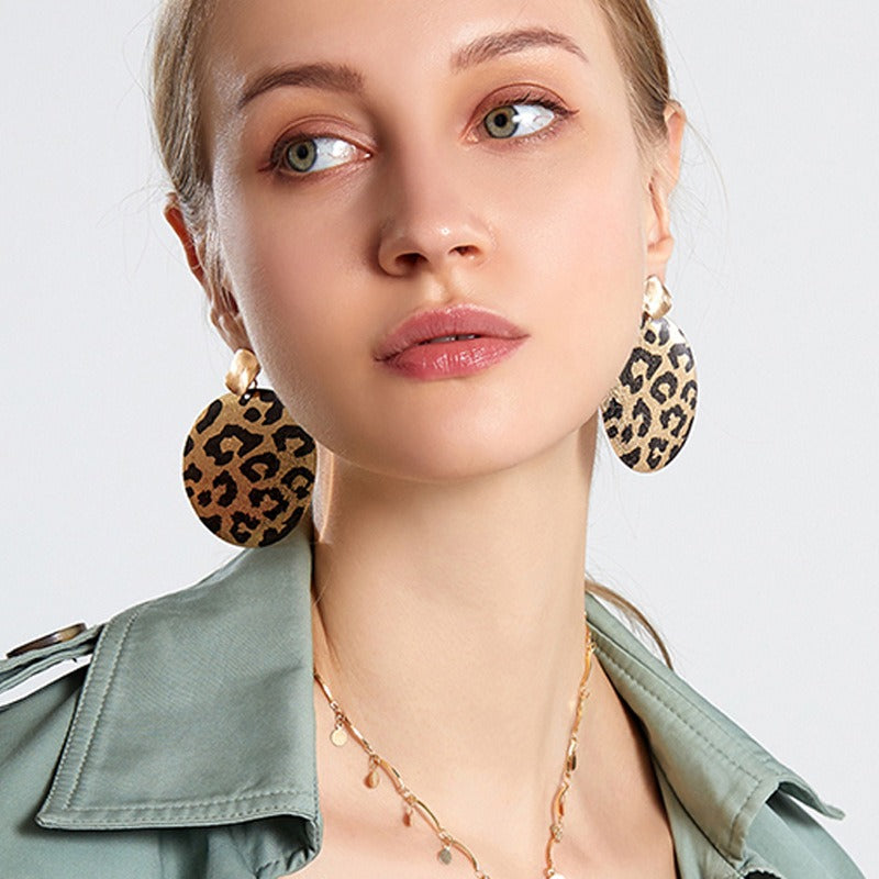 European and American fashion retro exaggerated women's earrings