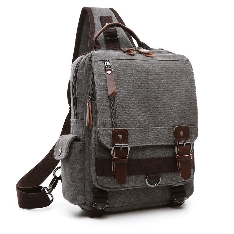 Canvas Travel Back Pack Multifunctional Sho Rucksack School Bags Daypack