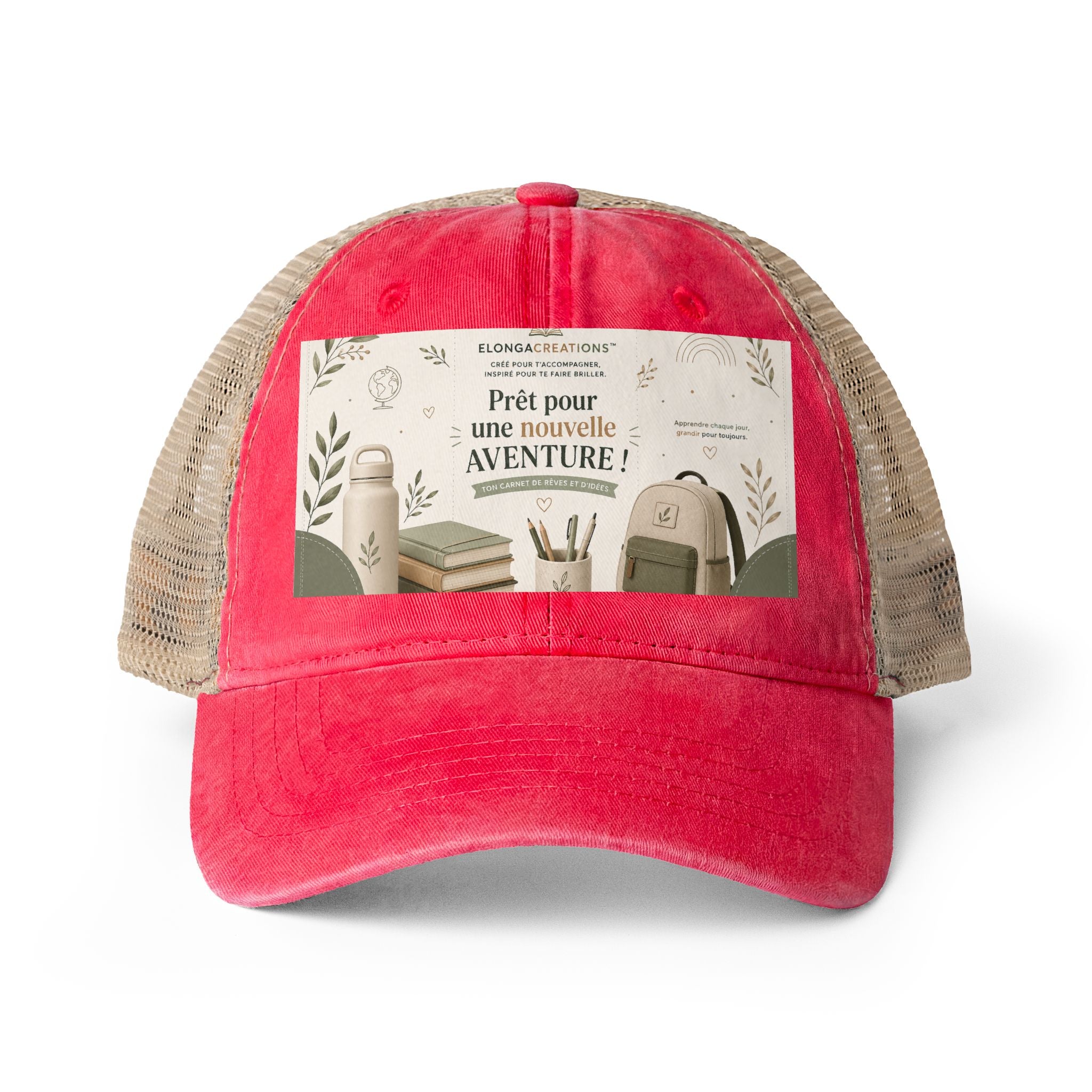 Women's Washed Mesh-Back Cap