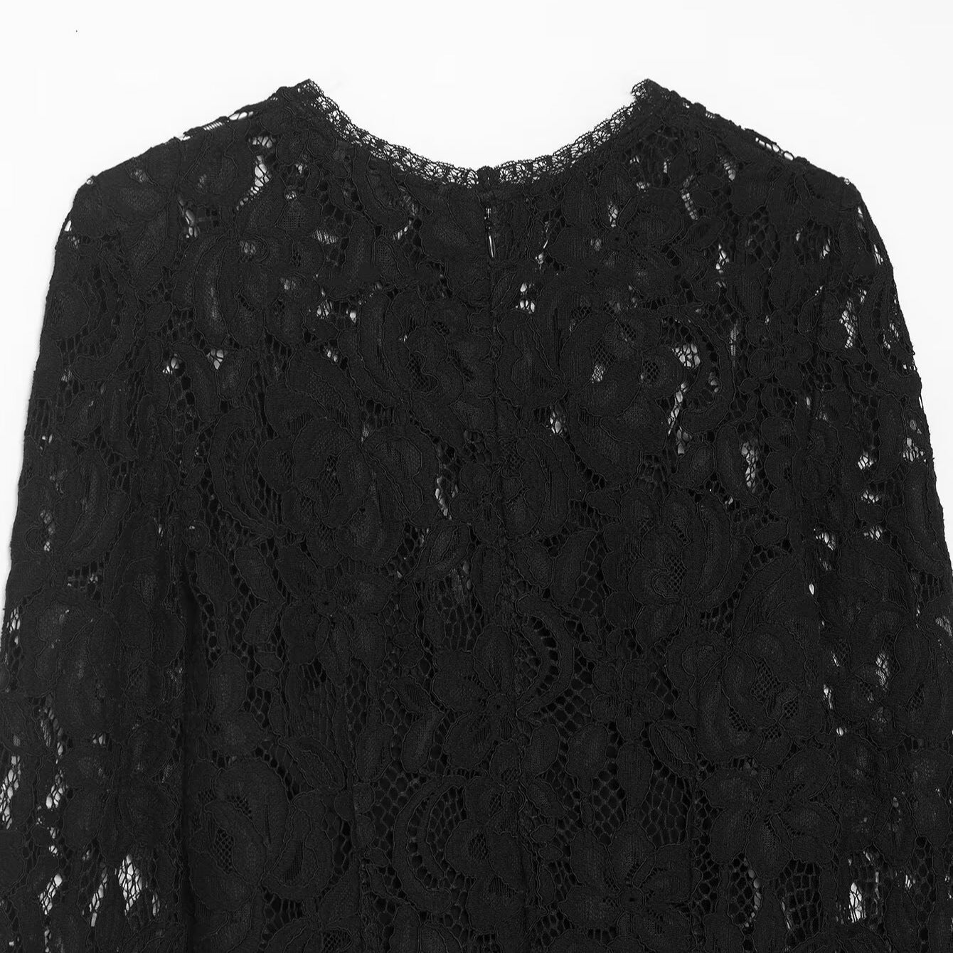 Chic Lace Midi Dress Women's Fashion Style Casual Dress