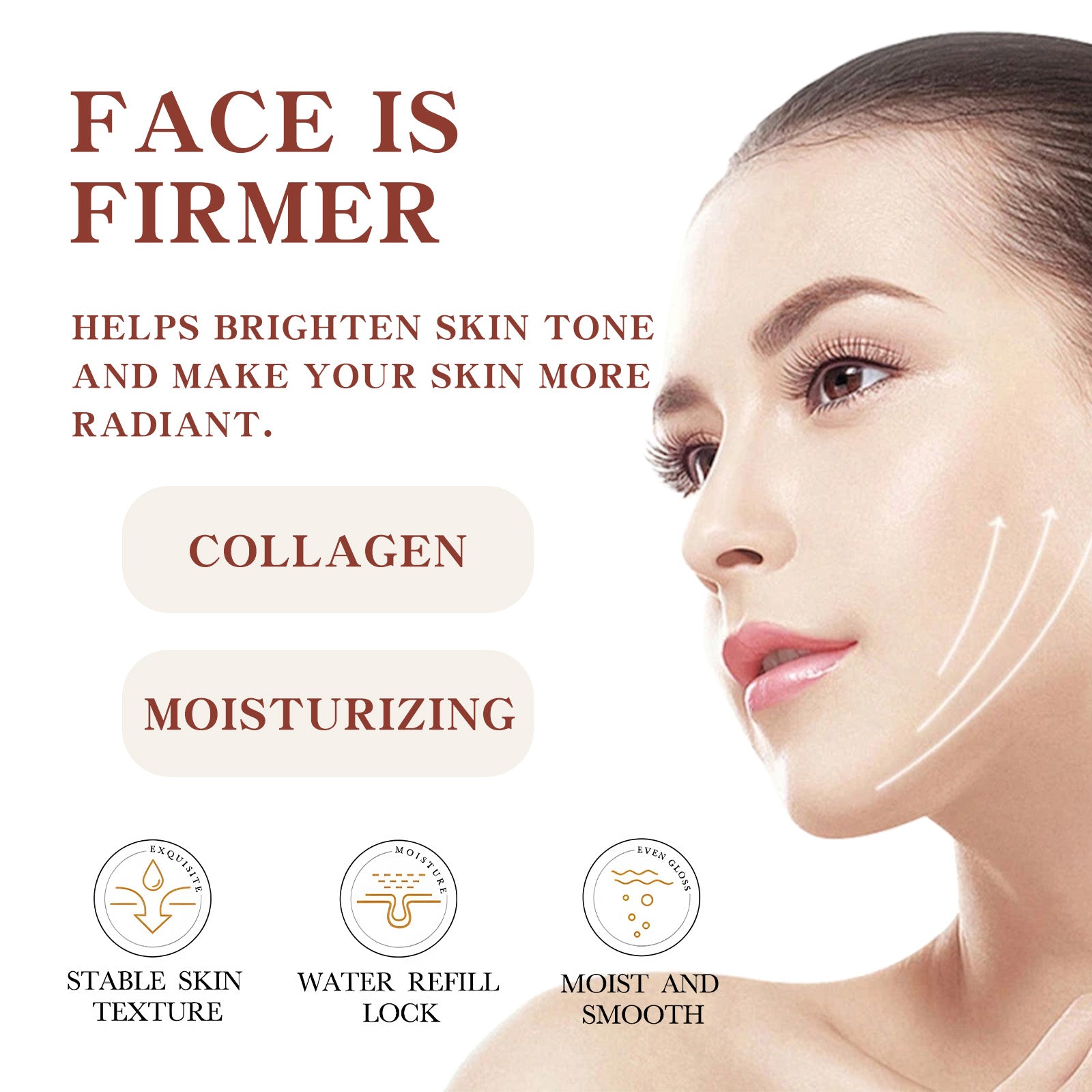 Polypeptide Anti-Wrinkle Cream, Lighten Wrinkles Firming Elastic Moisturizing Facial Skin Hydrating Brightening Beauty Cream