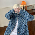 Snowflake denim jacket loose casual cardigan jacket