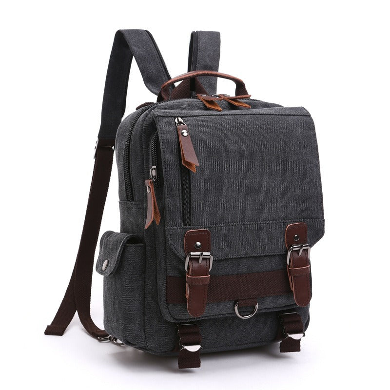 Canvas Travel Back Pack Multifunctional Sho Rucksack School Bags Daypack