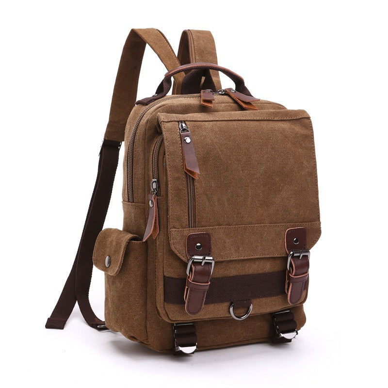 Canvas Travel Back Pack Multifunctional Sho Rucksack School Bags Daypack