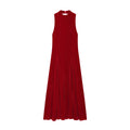New Women's Fashion Classic Velvet Midi Dress