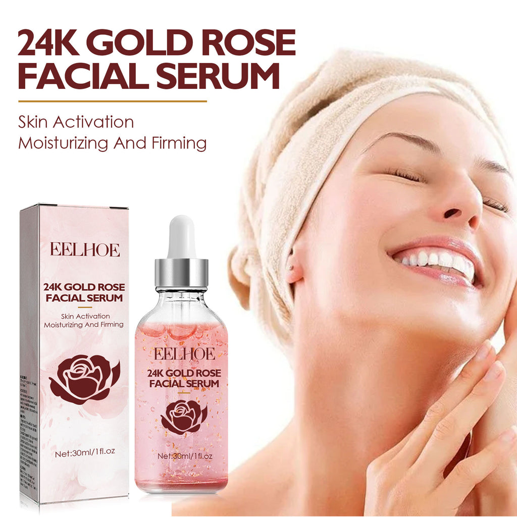 24k Gold Rose Face Essence Hydrating, Whitening And Anti-Aging Serum