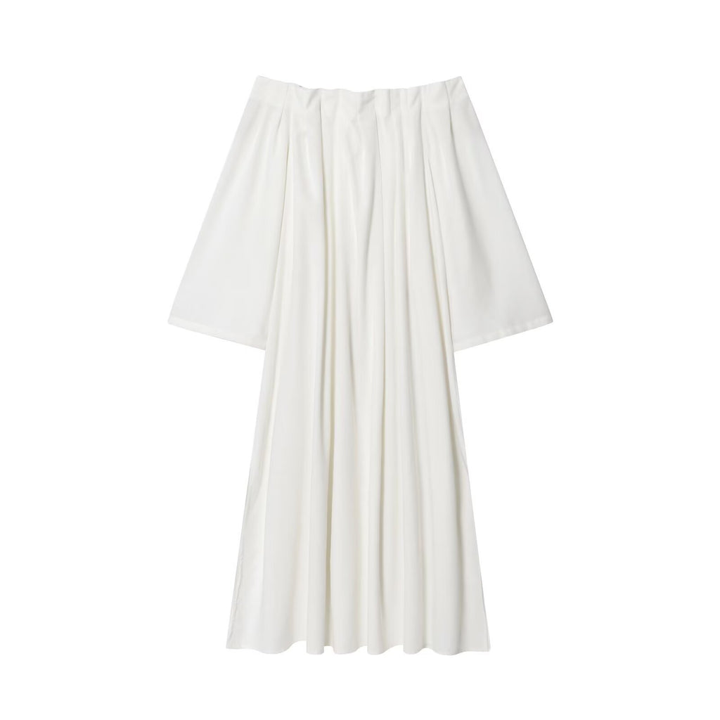Women's Fashion Casual One-Shoulder Linen Dress