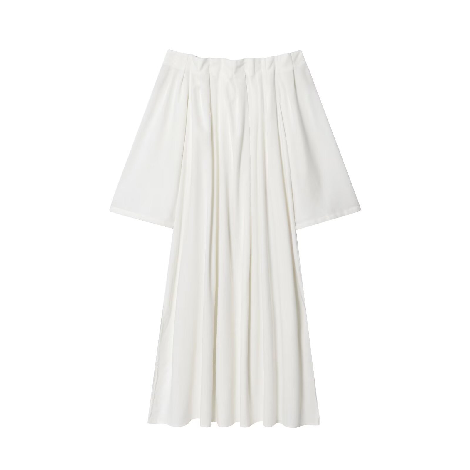 Women's Fashion Casual One-Shoulder Linen Dress
