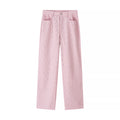 Women's Fashion Rhinestone Casual Long Pants