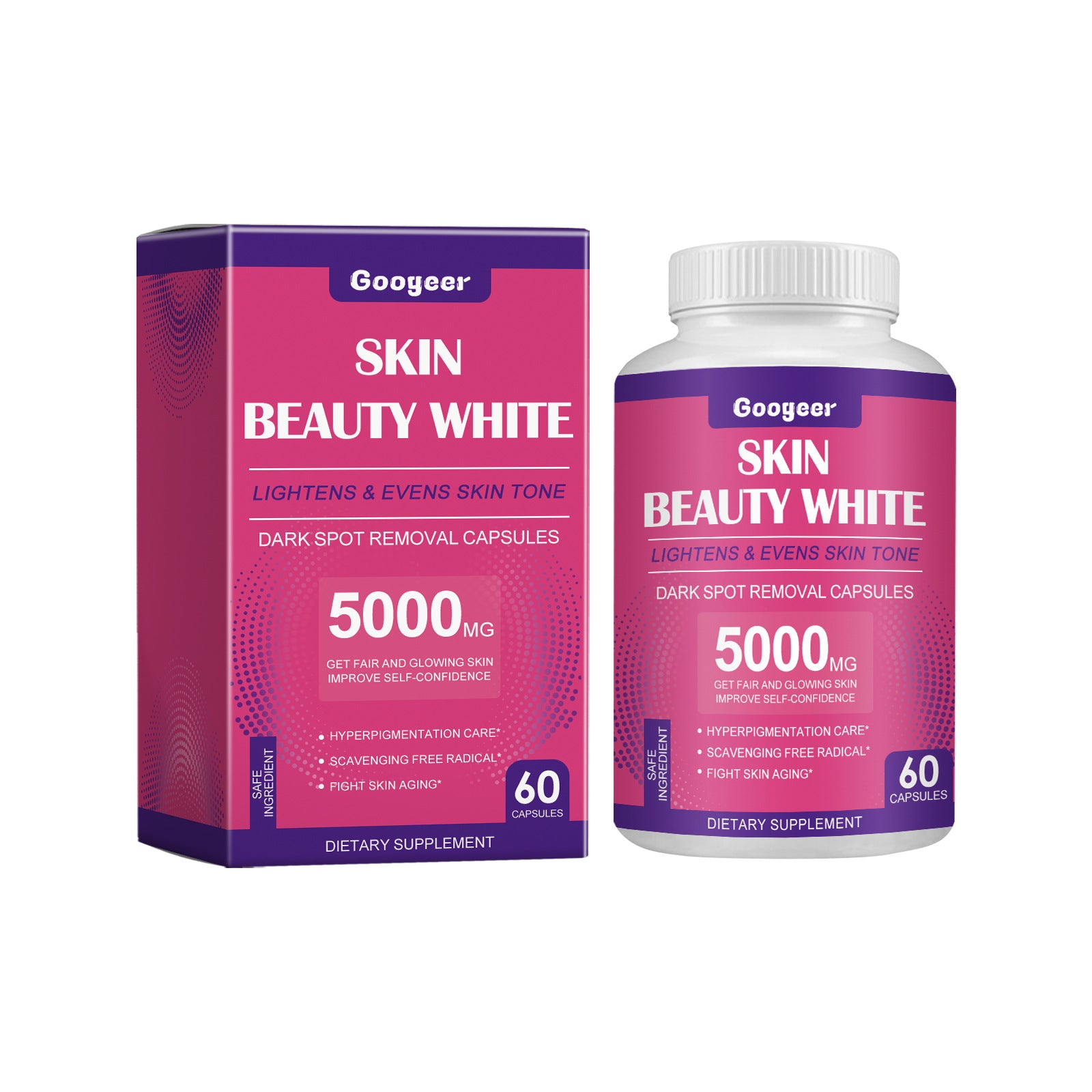Freckle Whitening Capsule, Dark Spot Removal Capsule Facial Whitening Capsule