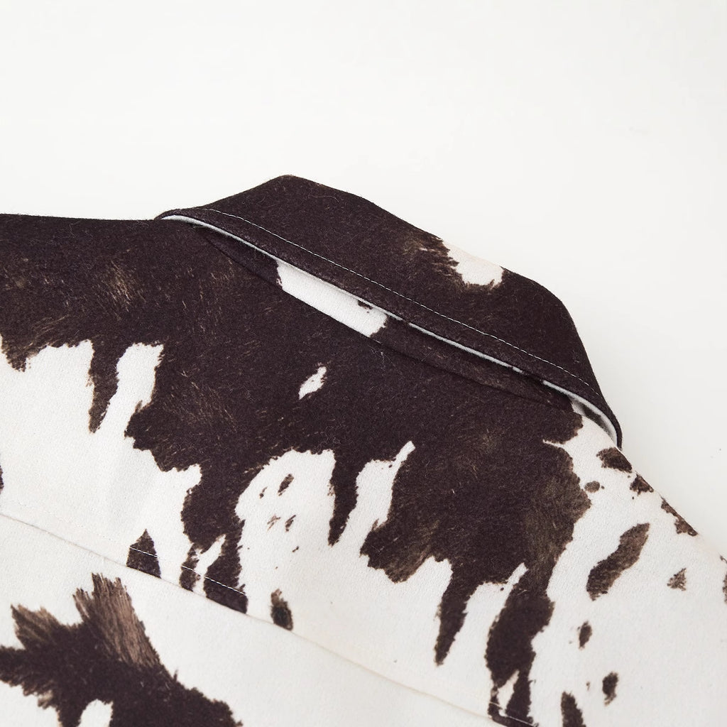 Women's Fashion Casual Animal Print Jacket
