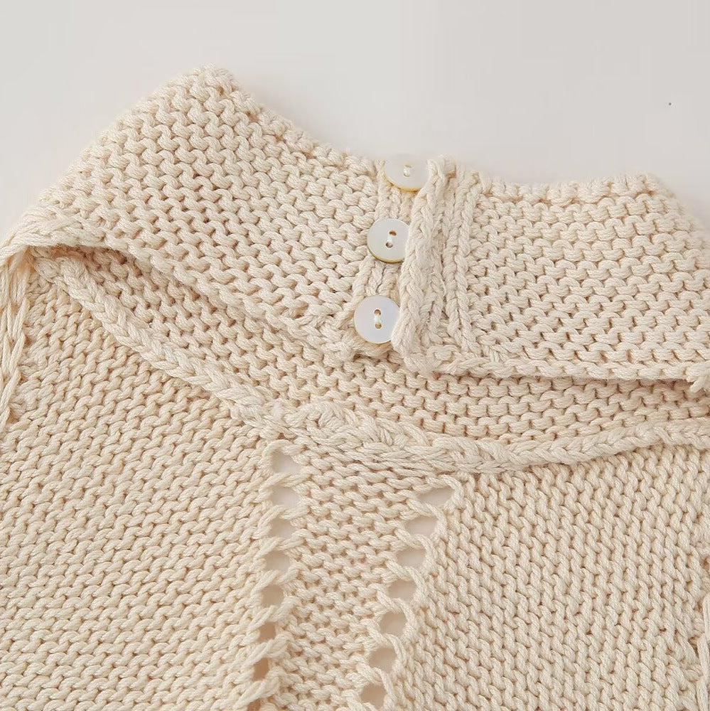 Women's Street Fashion Knitted Hanging Neck Top