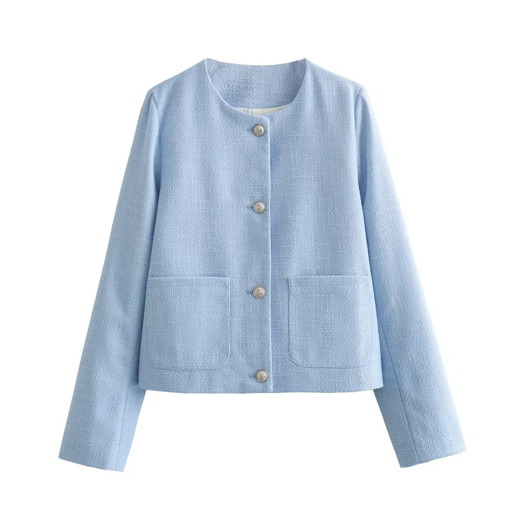 Women's Fashion Casual Textured Jacket