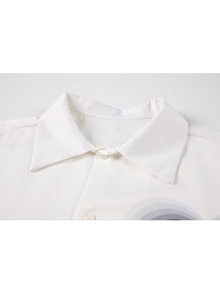 Fashion Women's Short Sleeve Shirts  Loose