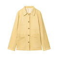 Women's Fashion Casual Turn-down Collar Suede Leather Jacket