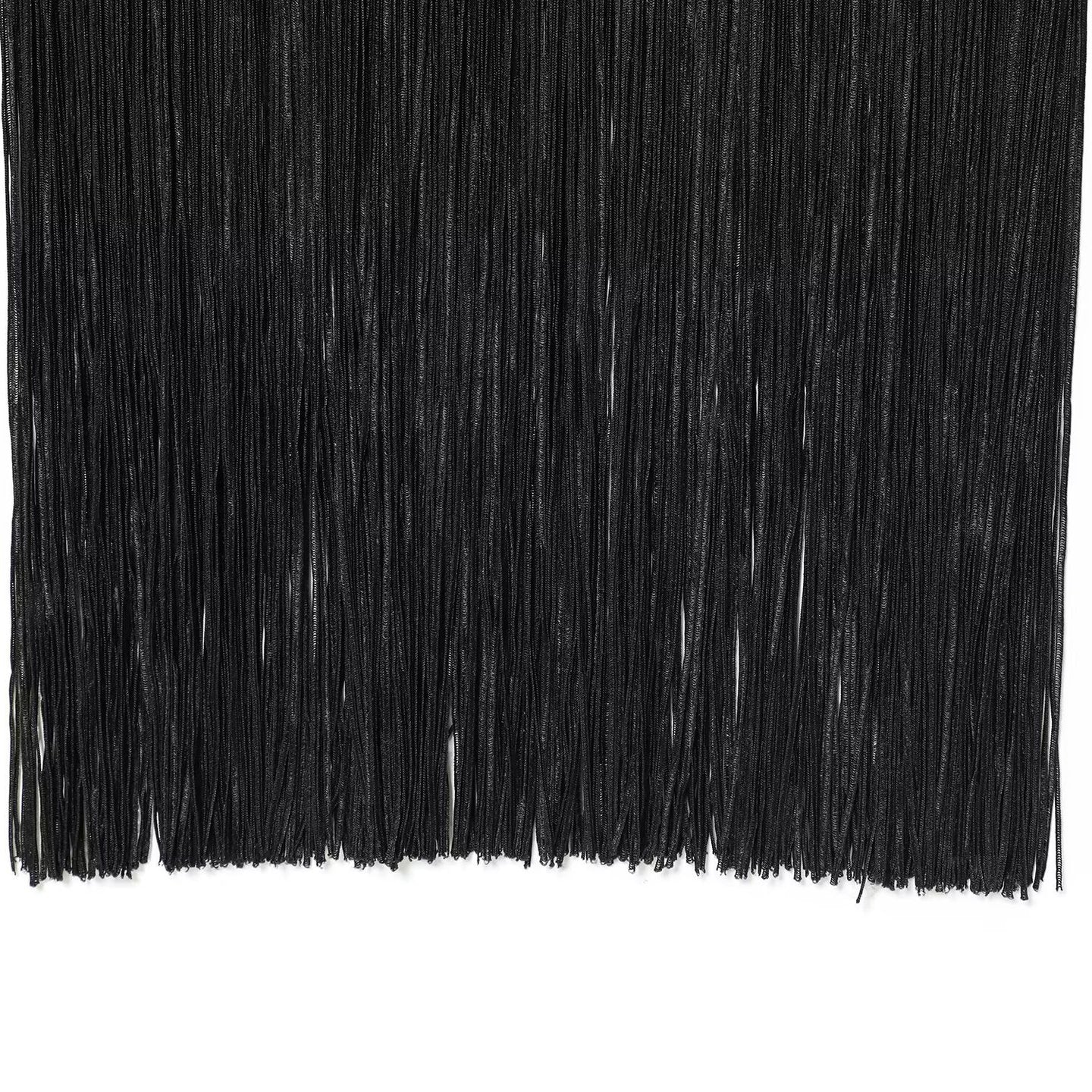 Women's Elegant Classic Strapless Shoulder-Baring Elastic Fringe Dress