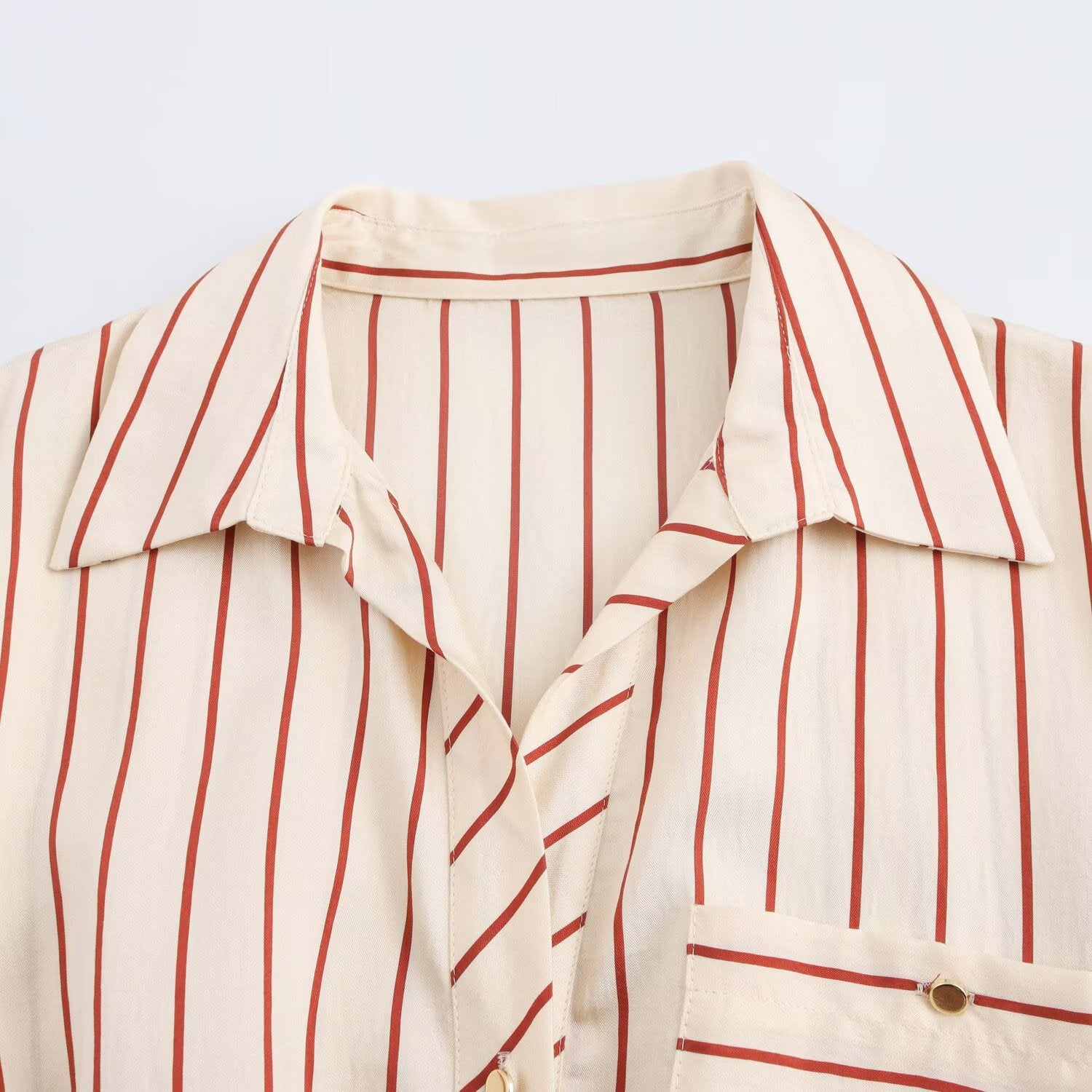 New Fashion Belt Striped Printed Dress