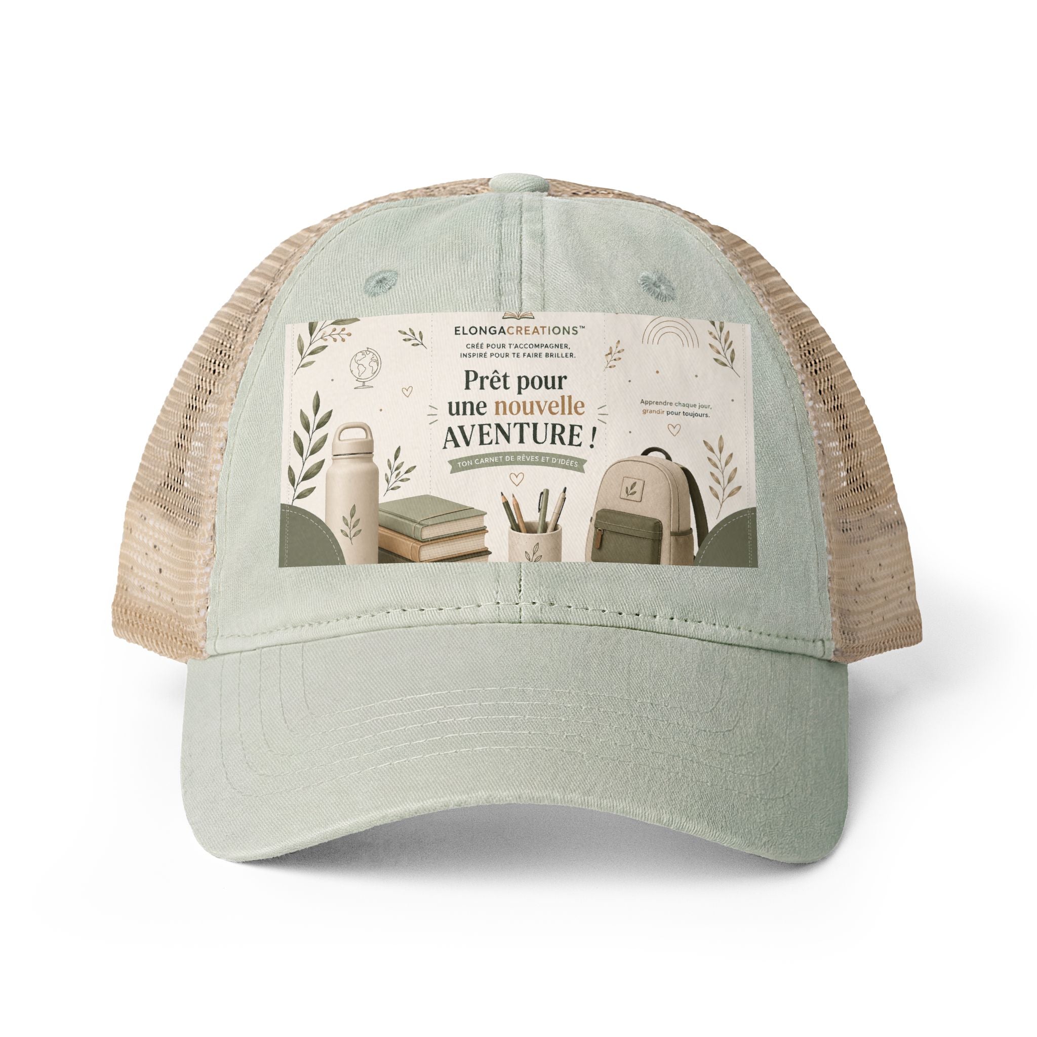 Women's Washed Mesh-Back Cap